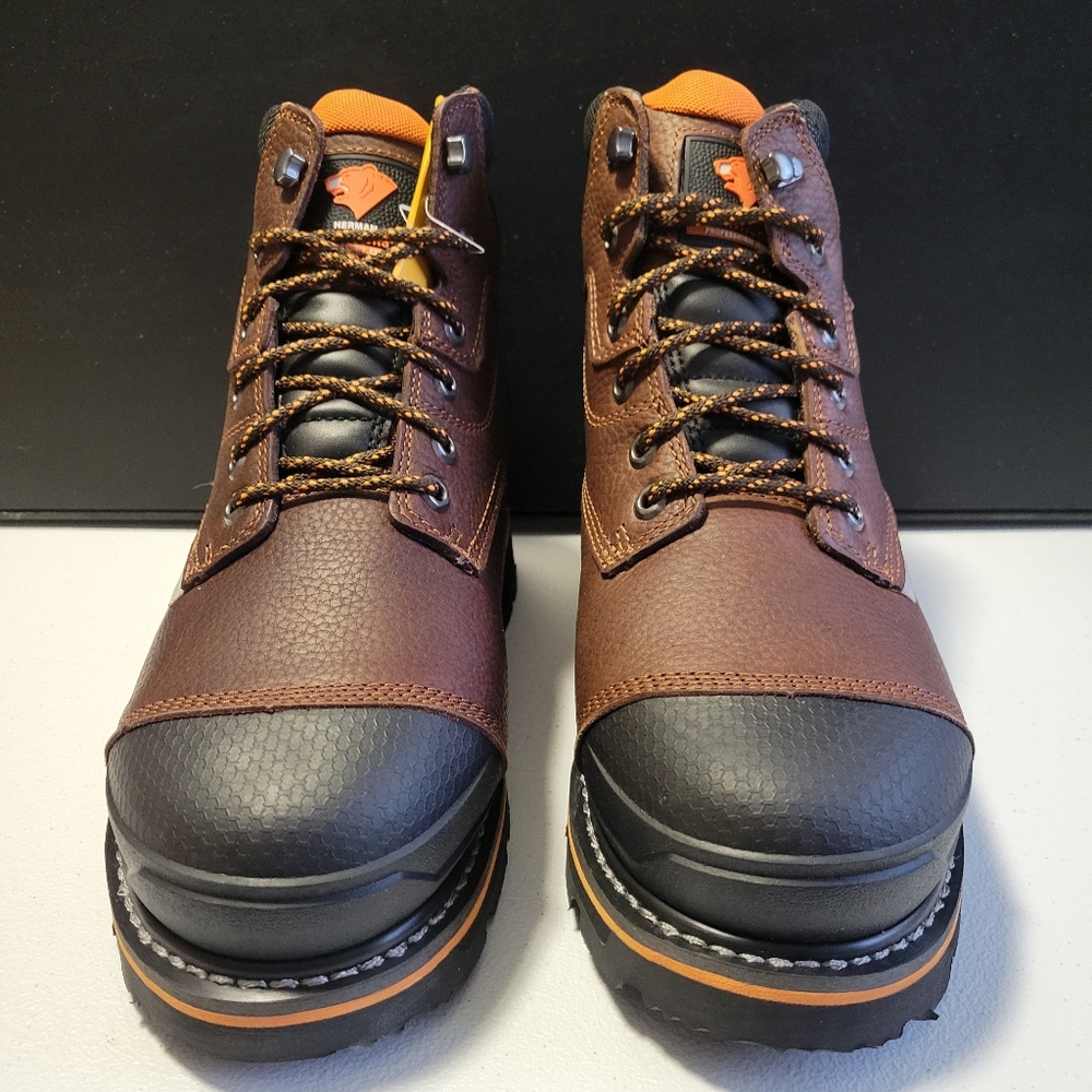 Men's Brown Waterproof Work Boots